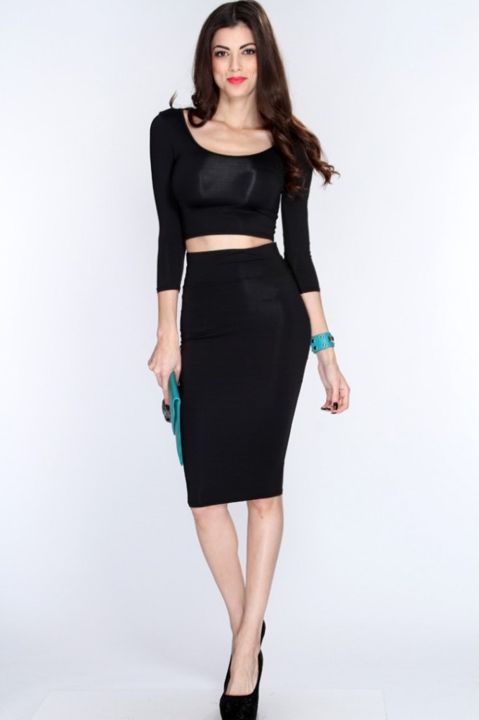 Black Pencil Skirt Outfits