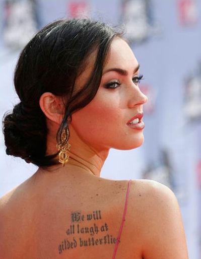Celebrity Tattoo design