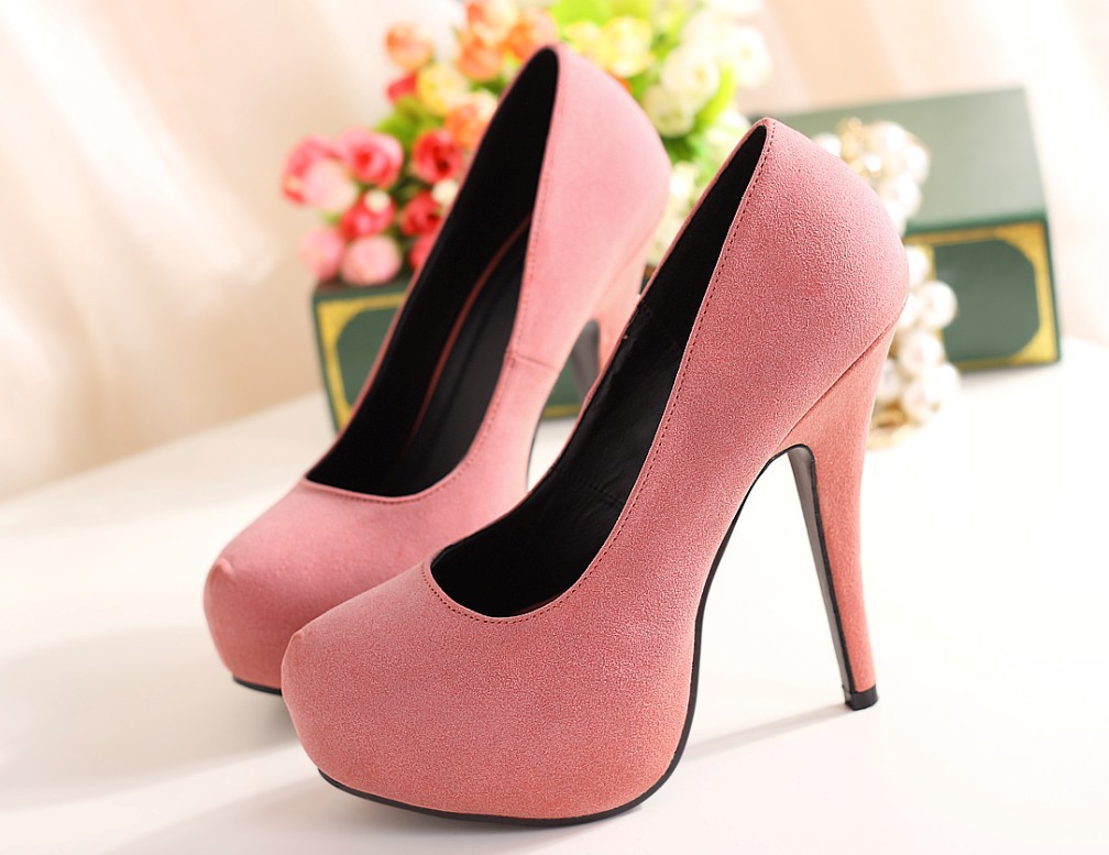 Classy Pink Heels Shoes