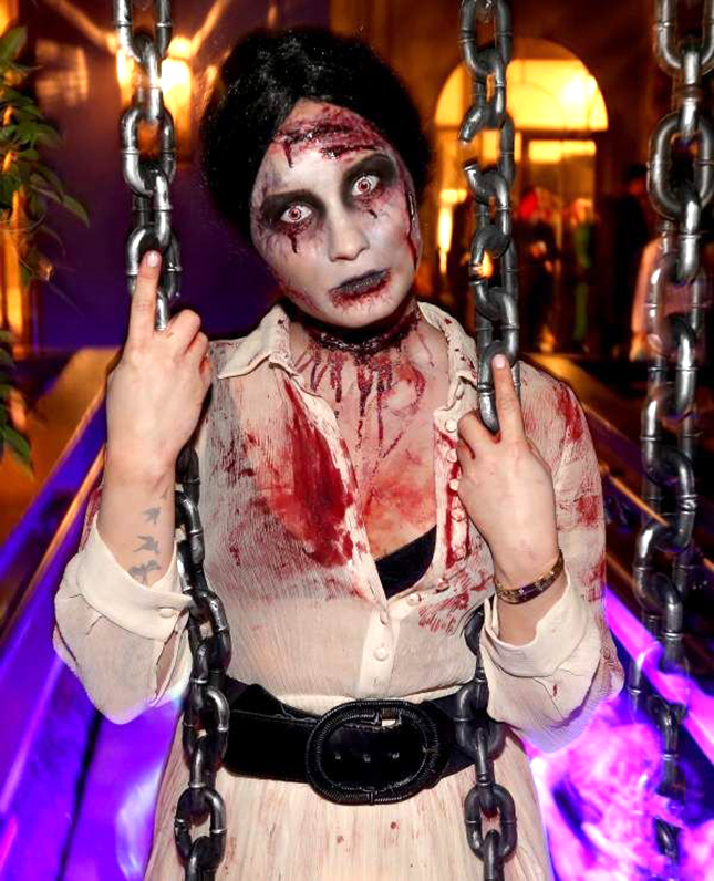 Demi Lovato as a Zombie