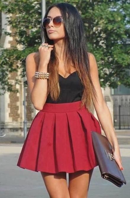 Lovely Skirt Outfits