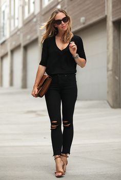 Nice Black Jeans Outfits