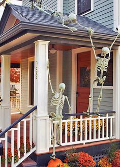 Porch Halloween Decoration