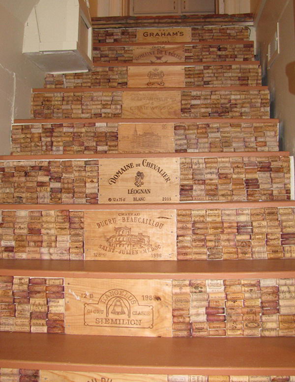 Vintage-Looking-Stairs-Using-Cork