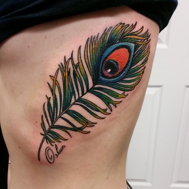 peacock-feather-tattoos