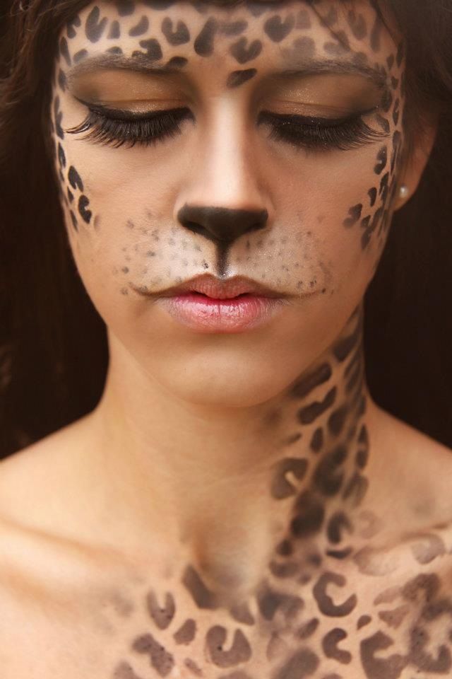 Animal Print Halloween Makeup