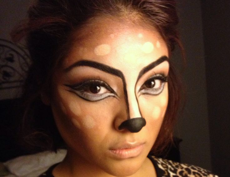 Bambi inspired Halloween Makeup Look