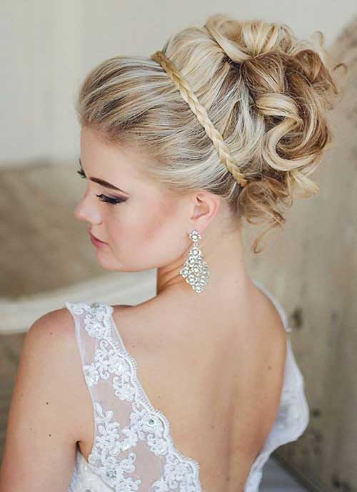 Blonde Updo Wedding Hairstyles
