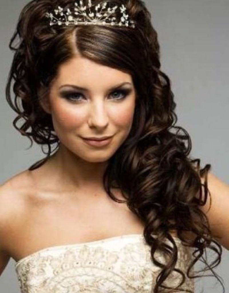 Curly Wedding Hairstyles For Long Hair