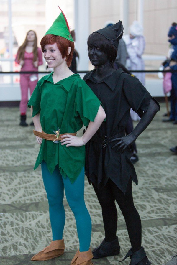 Peter Pan and Shadow costumes