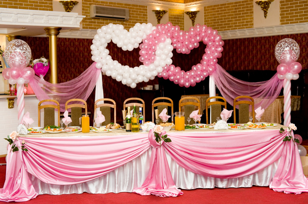 Balloon Decorations for Wedding Reception