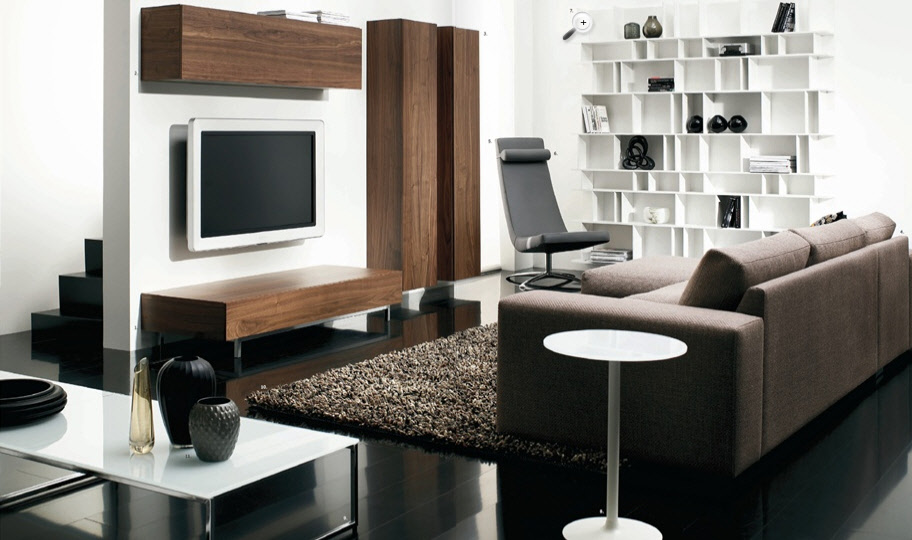 Contemporary Living Room Design With Amazing Furniture
