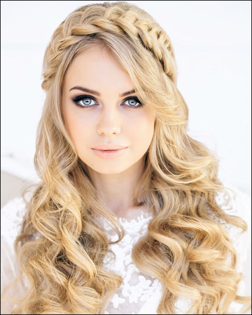 Cute Long Hairstyle For Wedding