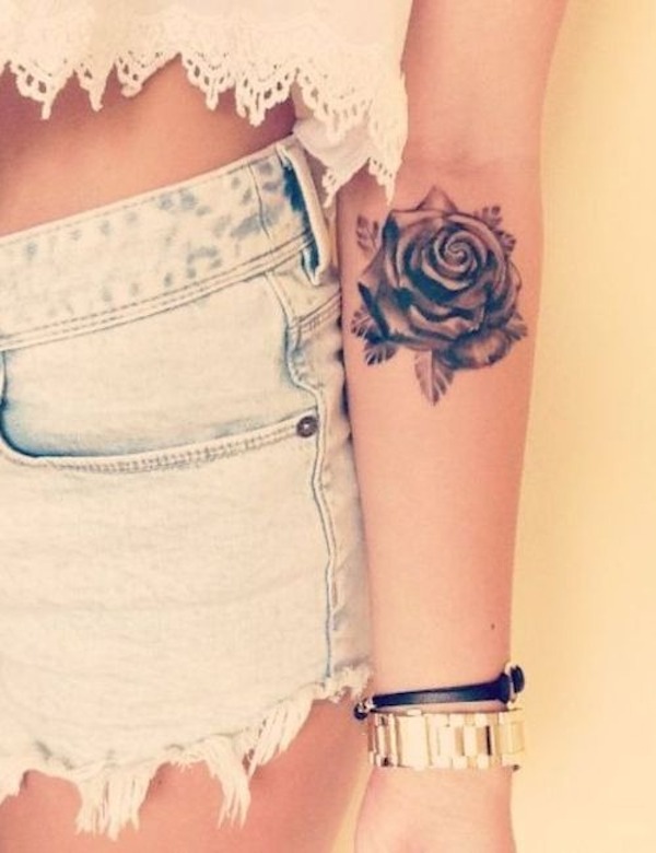 Rose Tattoo Ideas For Women
