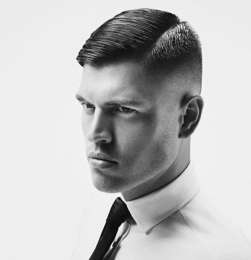 Tapered Side Parted Haircuts For Men