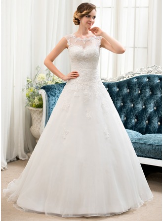 Tulle Wedding Dress With Beading Sequins