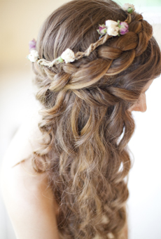 Wedding Hairstyles With Flower Hairband