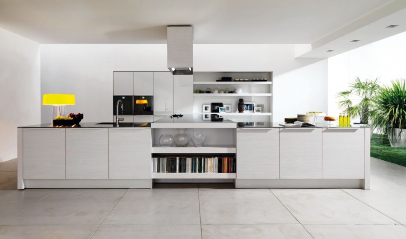 Ultra Modern White Kitchen Design