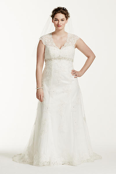 cap-sleeve-lace-over-satin-plus-size-wedding-dress