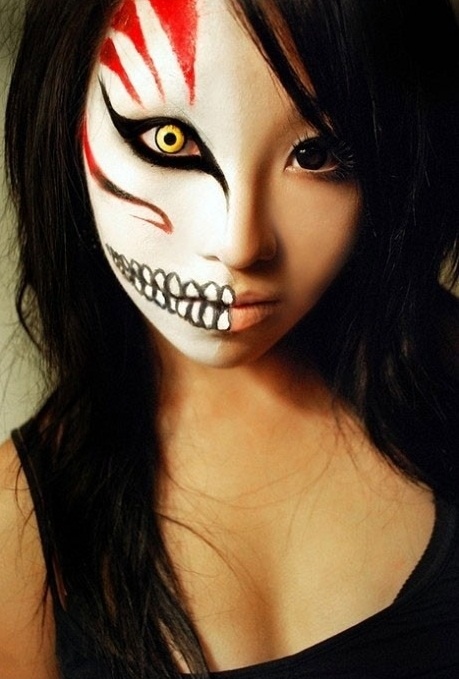 Easy Halloween Face Paint Makeup