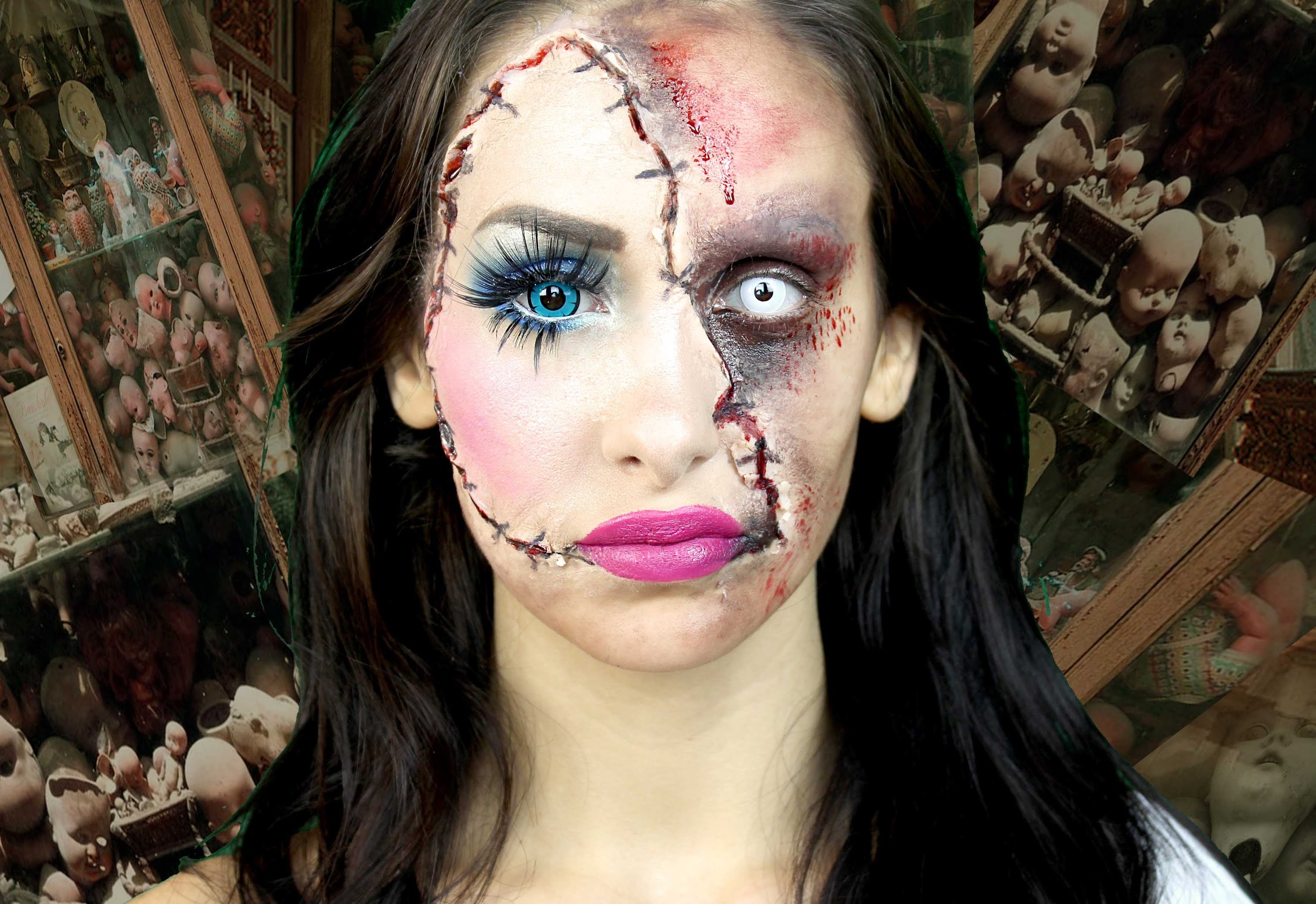 horror-doll-makeup