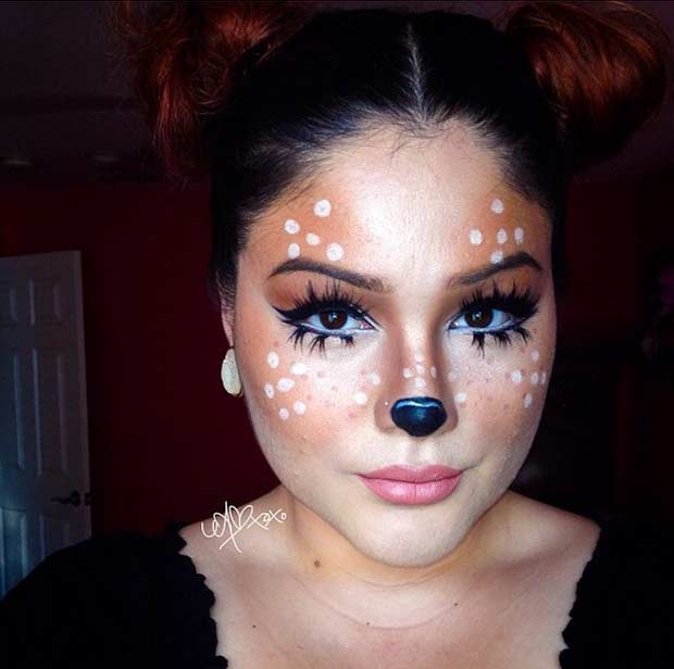 deer-halloween-makeup