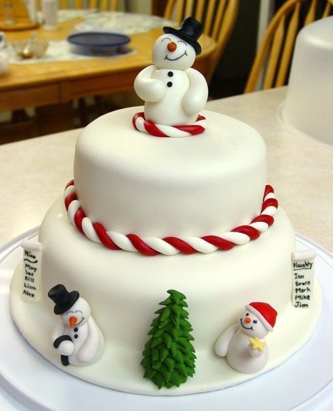 11 Awesome And Easy Christmas cake decorating ideas ...