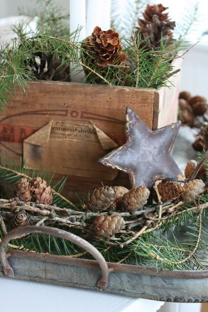 indoor-rustic-christmas-decorations
