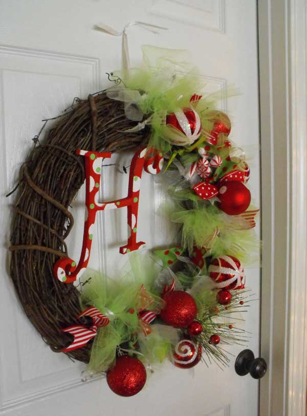 monogram-christmas-wreath