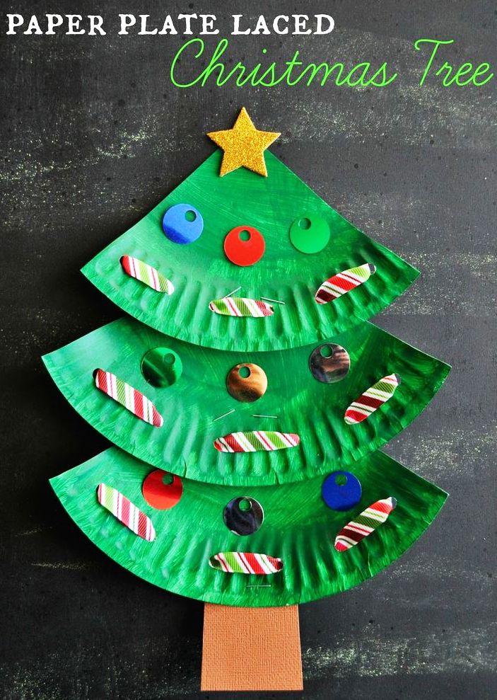 paper-plate-laced-christmas-tree-craft