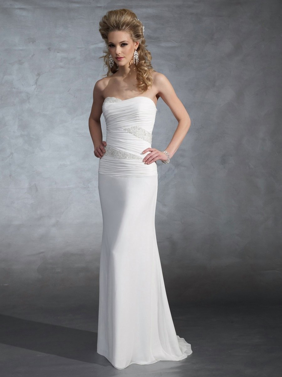 light-chiffon-strapless-sheath-wedding-dress-with-beading-leads-down